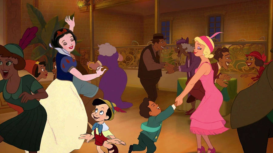 Dancing Pinocchio Wallpaper