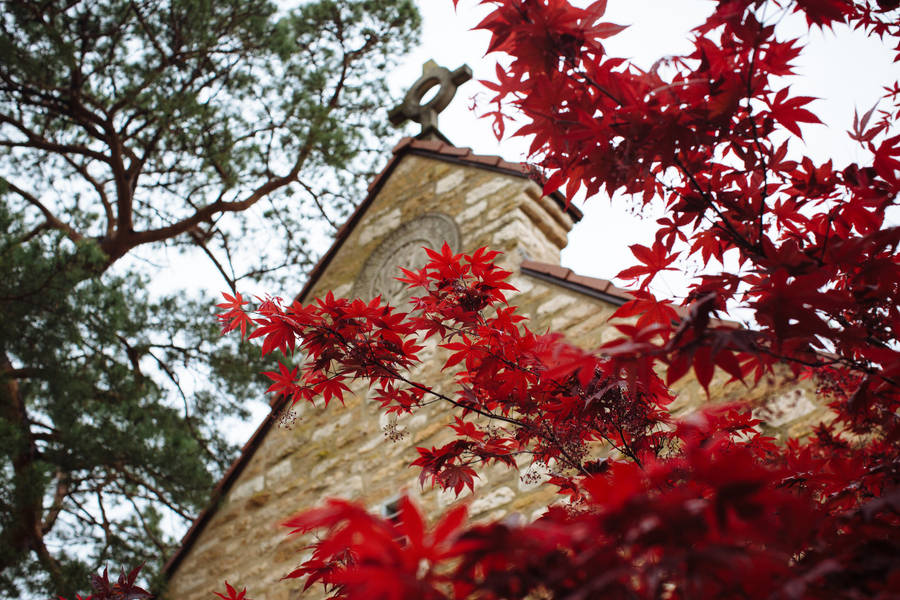 Danforth Chapel At University Of Kansas Wallpaper