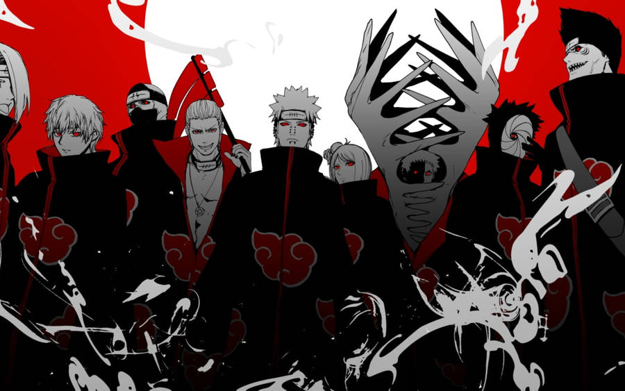 Dangerous Akatsuki Phone Art Wallpaper