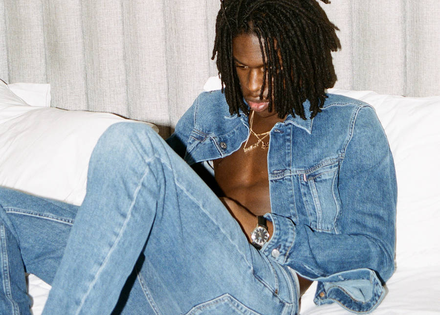 Daniel Caesar Denim On Denim Wallpaper