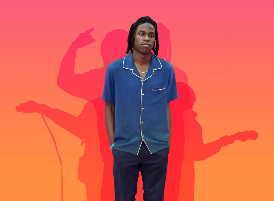 Daniel Caesar Silhouette Art Wallpaper