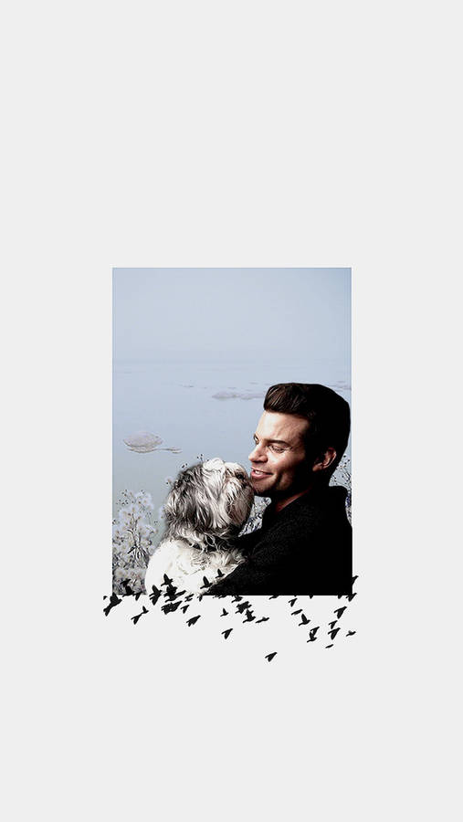 Daniel Gillies White Aesthetic Wallpaper