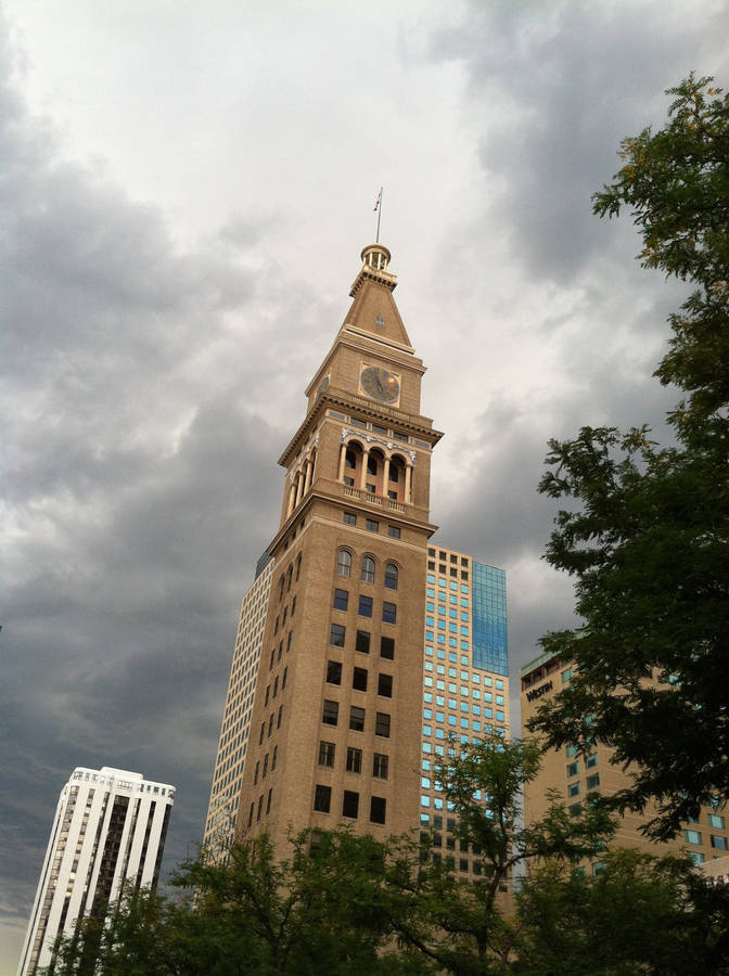 Daniels & Fisher Tower In Denver Wallpaper