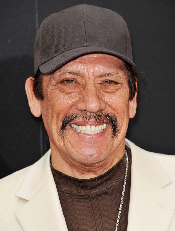 Danny Trejo Joyful Look Wallpaper