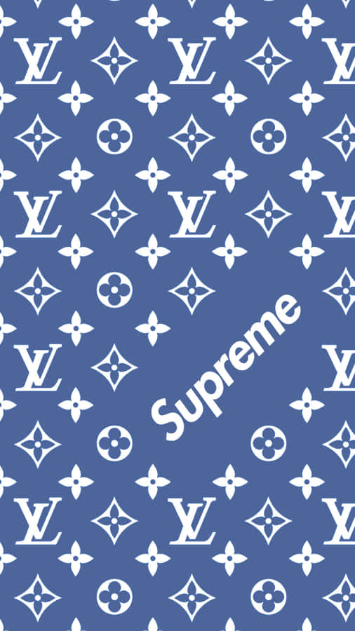 Dare To Be Bold In Blue Supreme Wallpaper