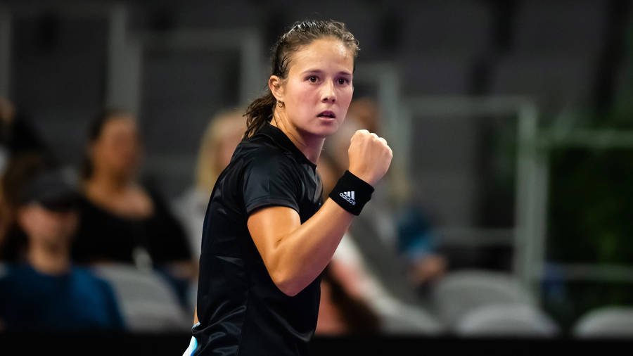 Daria Kasatkina Fist Pump Black Wristband Wallpaper