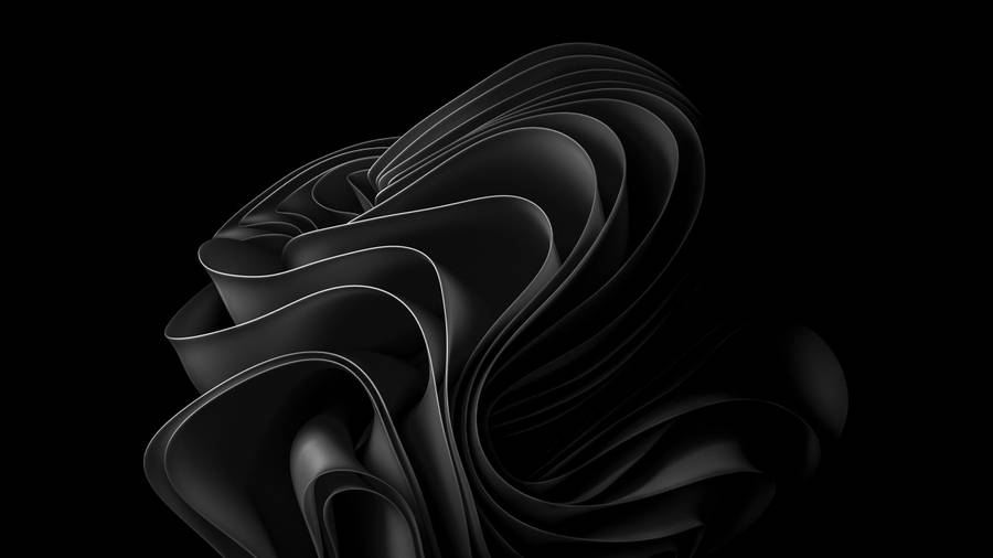 Dark Abstract Coil Pc Wallpaper