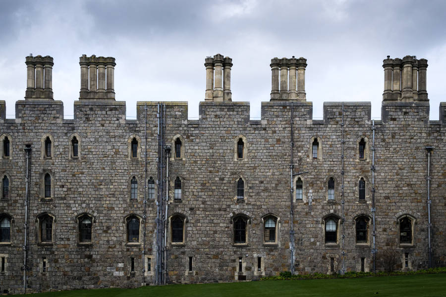 Dark Aesthetic Windsor Castle Walls Wallpaper