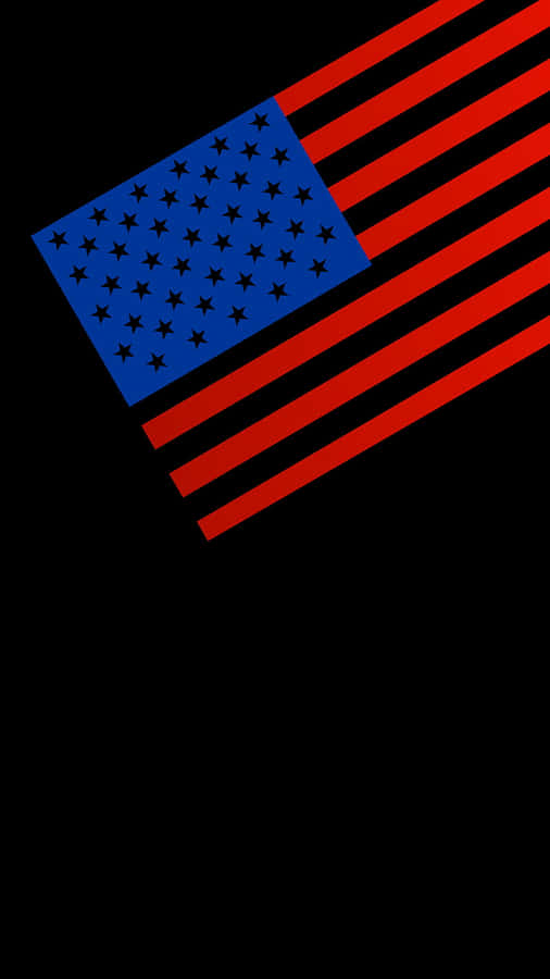 Dark_ American_ Flag_ Graphic Wallpaper