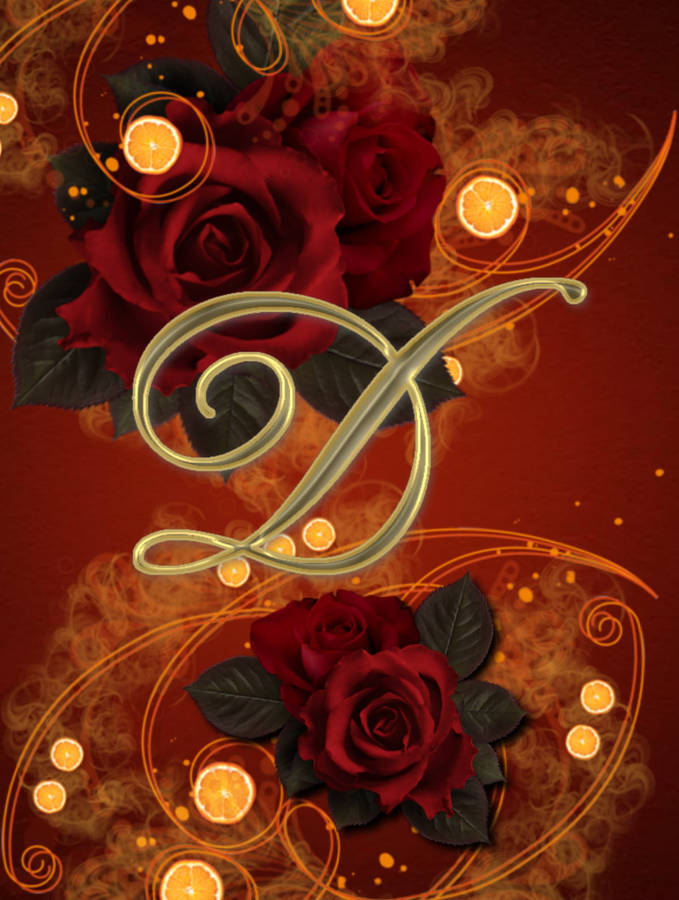 Dark And Elegant Letter D Wallpaper