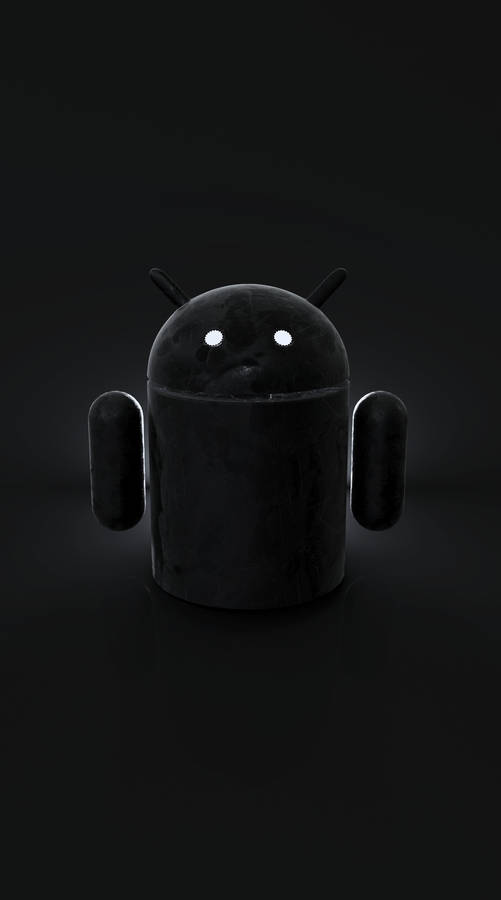 Dark Android 3d Logo Wallpaper