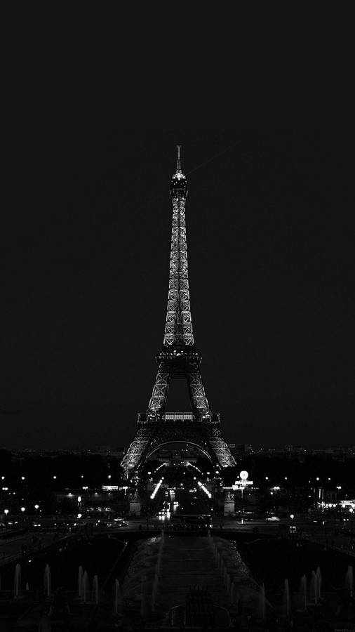 Dark Android Eiffel Tower Wallpaper