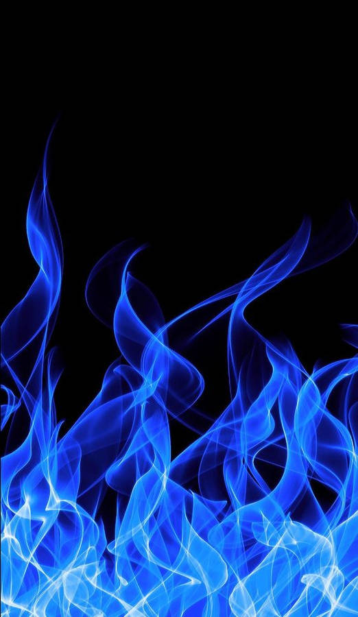 Dark Blue Aesthetic Tumblr Fire Wallpaper