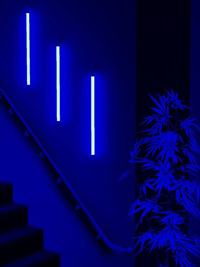 Dark Blue Aesthetic Tumblr Stairs Wallpaper