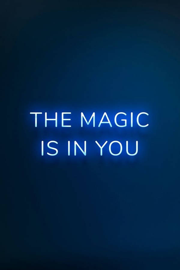 Dark Blue Aesthetic Tumblr The Magic Is In You Wallpaper