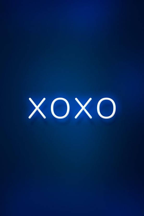 Dark Blue Aesthetic Tumblr Xoxo Wallpaper