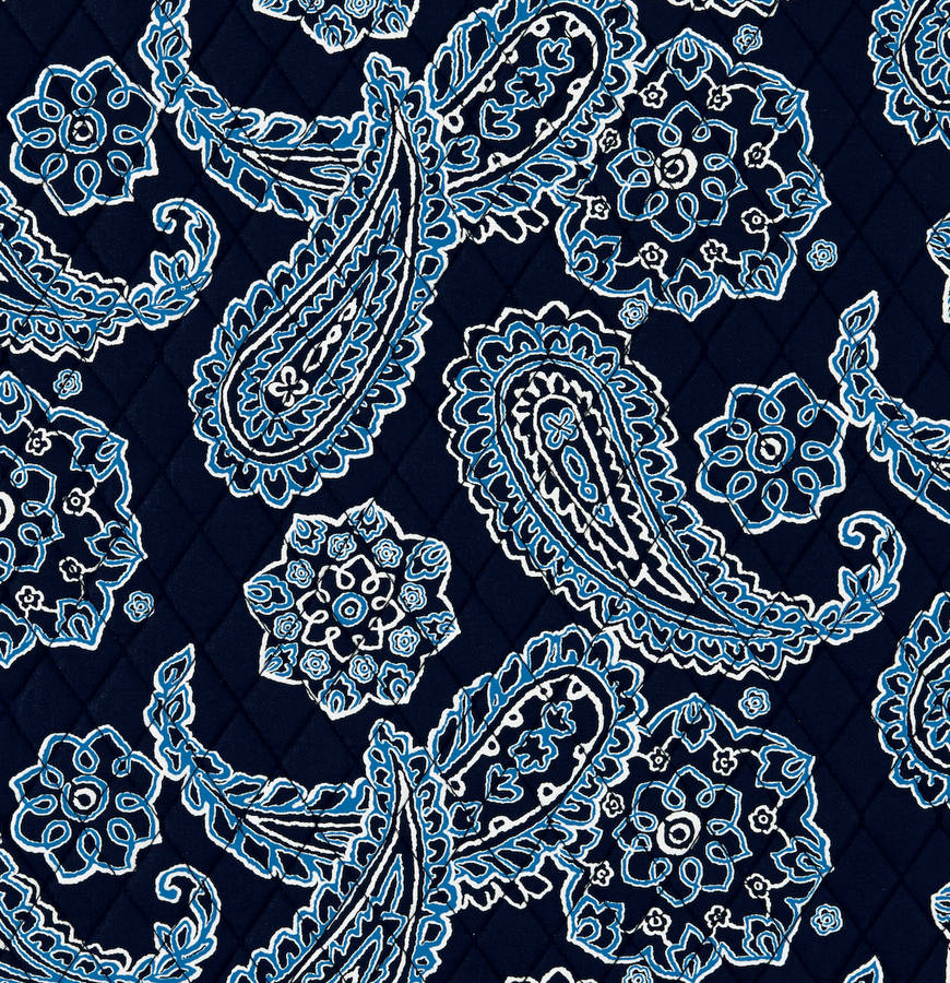 Dark Blue Bandana With Diamond Pattern Wallpaper