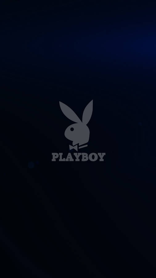 Dark Blue Playboy Logo Wallpaper
