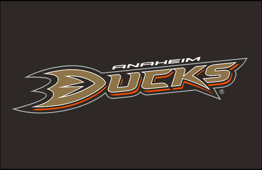 Dark Brown Anaheim Ducks Wallpaper