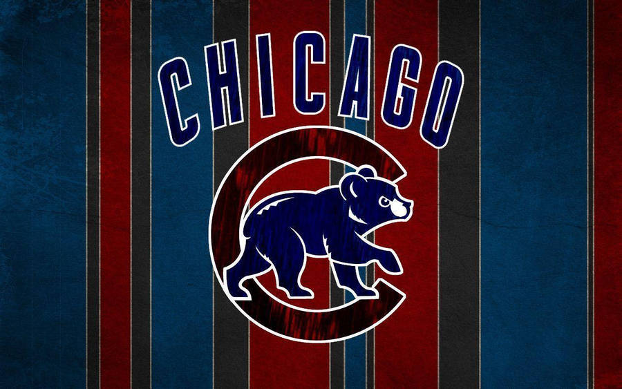 Dark Chicago Cubs Logo Wallpaper