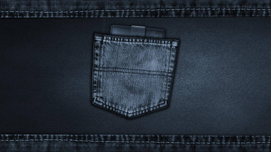 Dark Denim Jeans Pocket Wallpaper