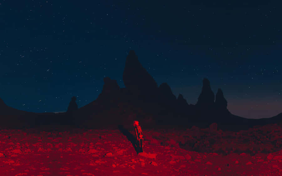 Dark, Edgy Vibe Of The Punisher Logo On Desktop Wallpaper Wallpaper