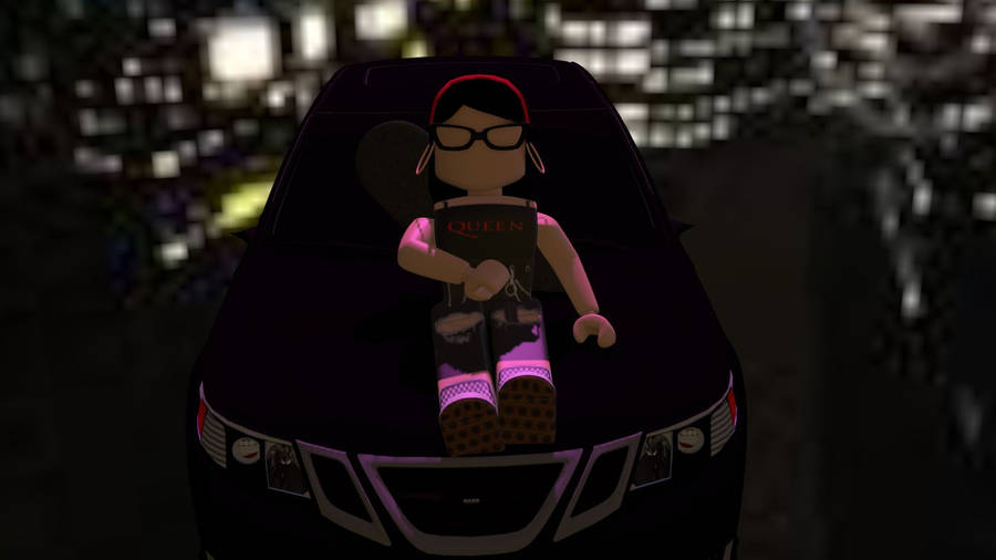 Dark Girl Roblox Character Wallpaper