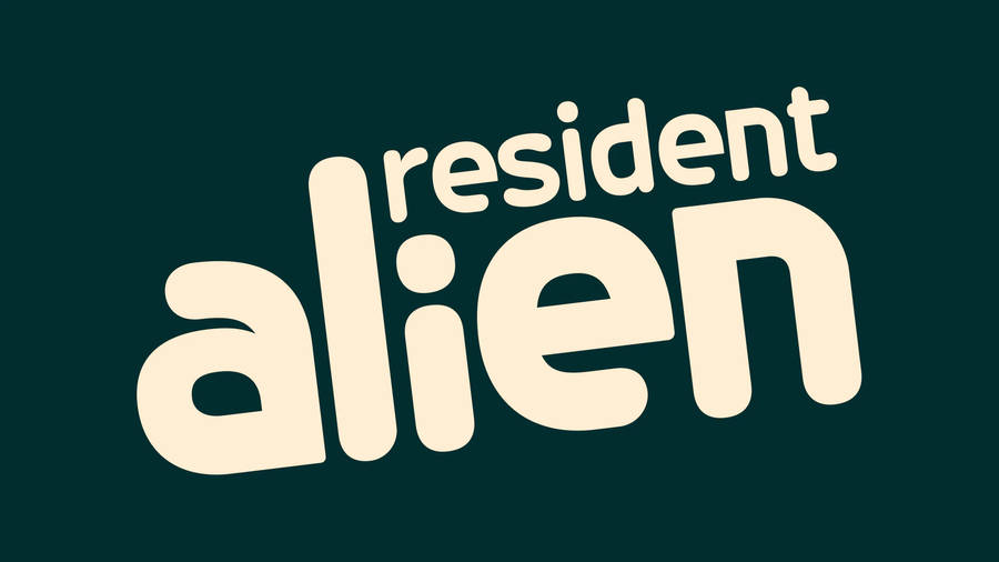 Dark Green Resident Alien Wallpaper