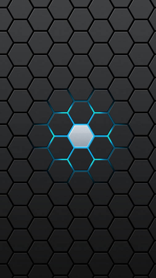 Dark Honeycomb Sci-fi Original Iphone 4 Wallpaper