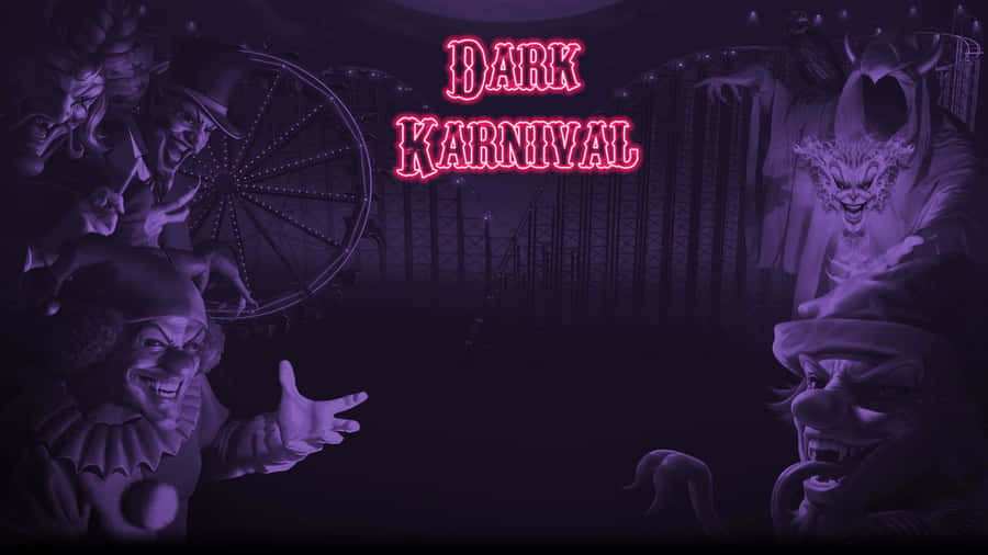 Dark Karnival Neon Sign Wallpaper