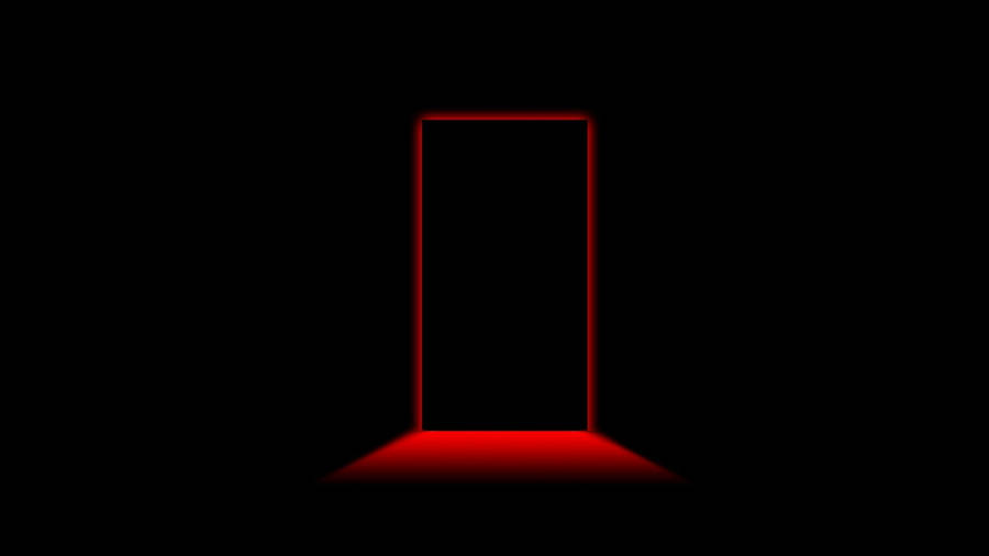 Dark Laptop Red Room Wallpaper