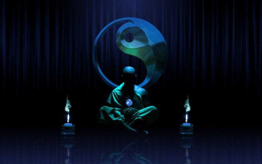 Dark Meditation Ninja Wallpaper