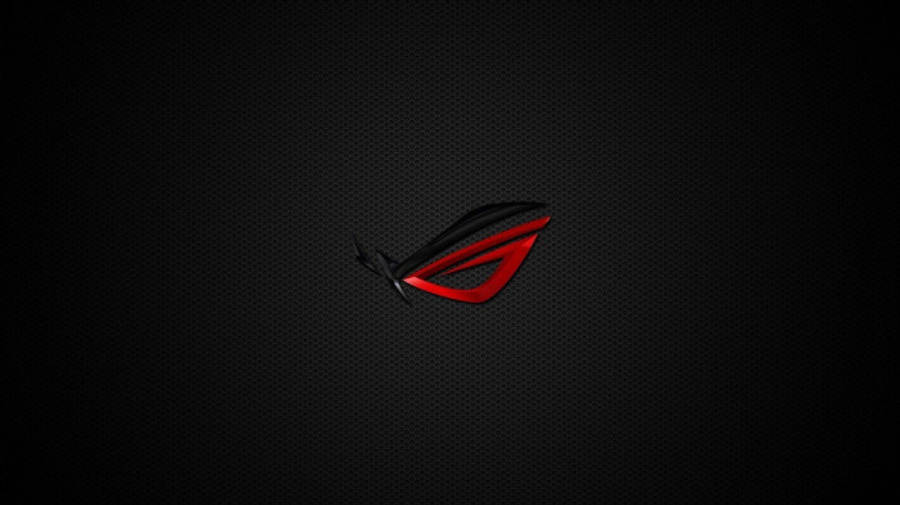 Dark Mesh With Black And Red Asus Rog Logo Wallpaper