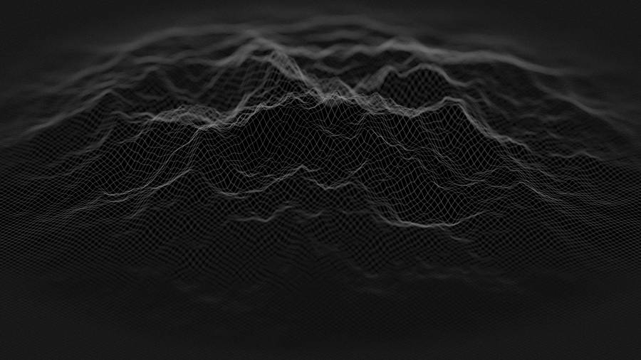 Dark Minimalist 3d Landscape Wallpaper