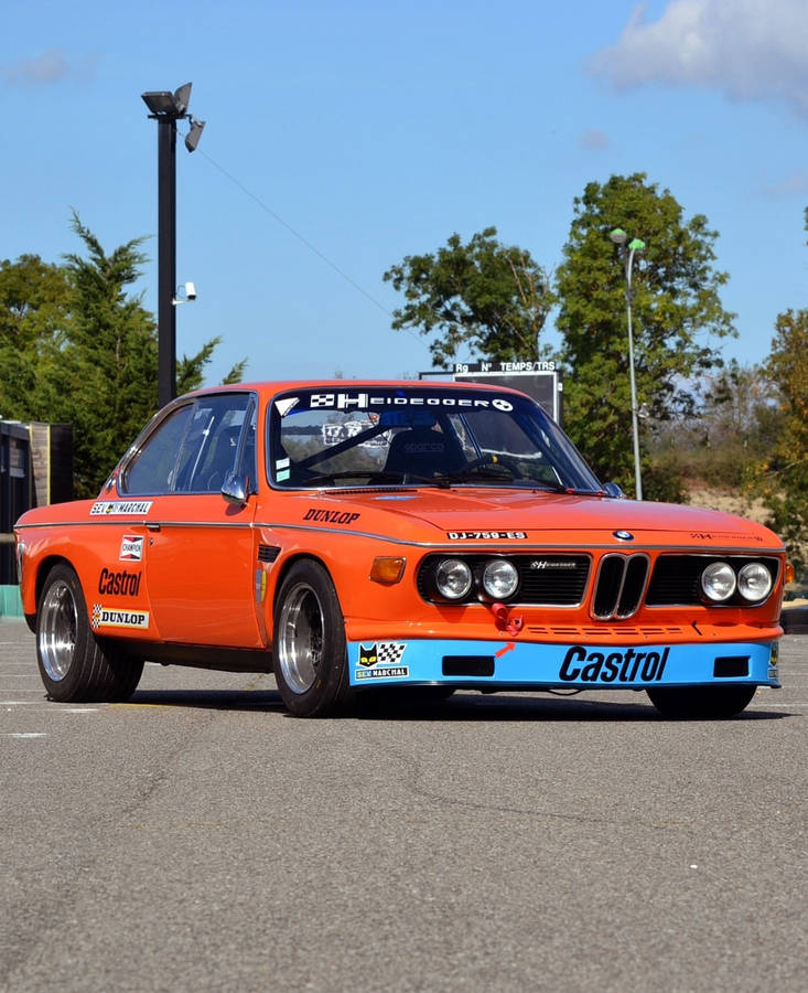 Dark Orange Classic Bmw Wallpaper