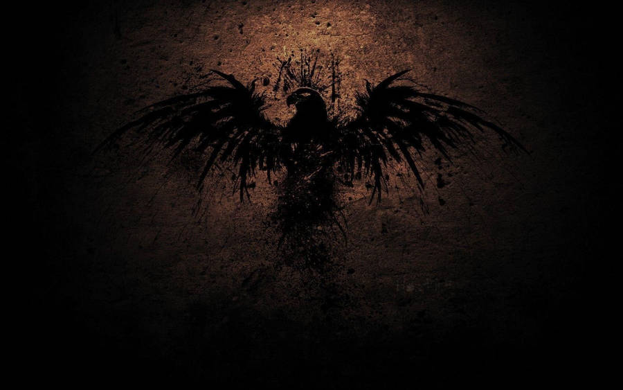 Dark Painted Eagle Pc Wallpaper