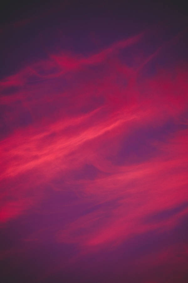 Dark Pink Aesthetic Sunset Wallpaper