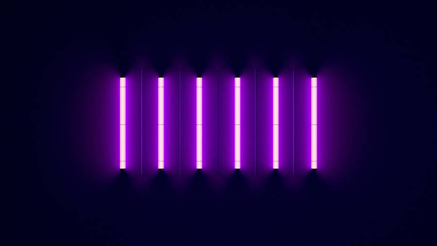 Dark Purple Neon Lights Wallpaper