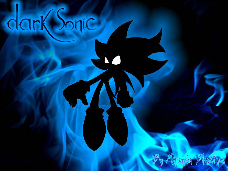 Dark Sonic Silhouette Wallpaper