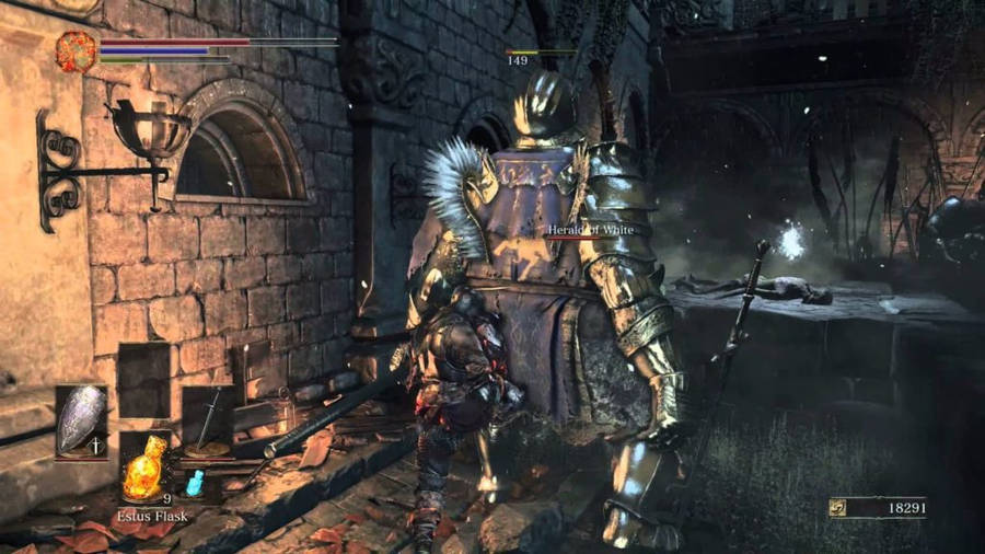 Dark Souls 4k Giant Character Wallpaper