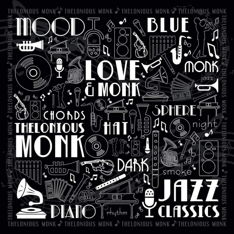 Dark Thelonious Monk Love Jazz Classics Album Wallpaper