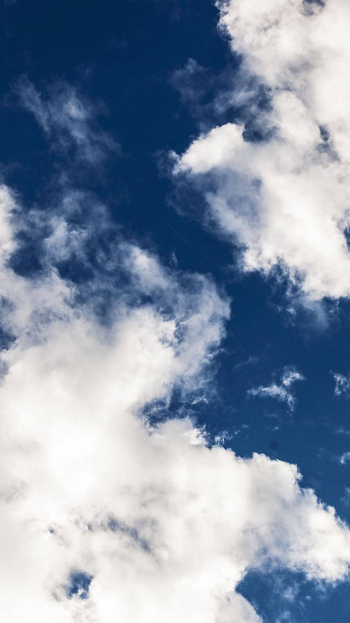 Dark Thick Cloud Blue Sky Wallpaper