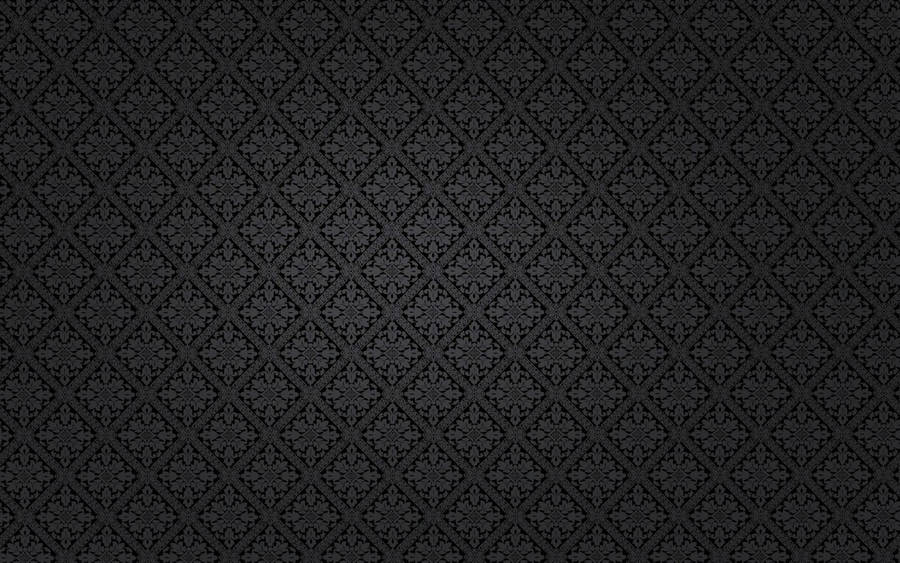 Dark Victorian Damask Black Pattern Wallpaper