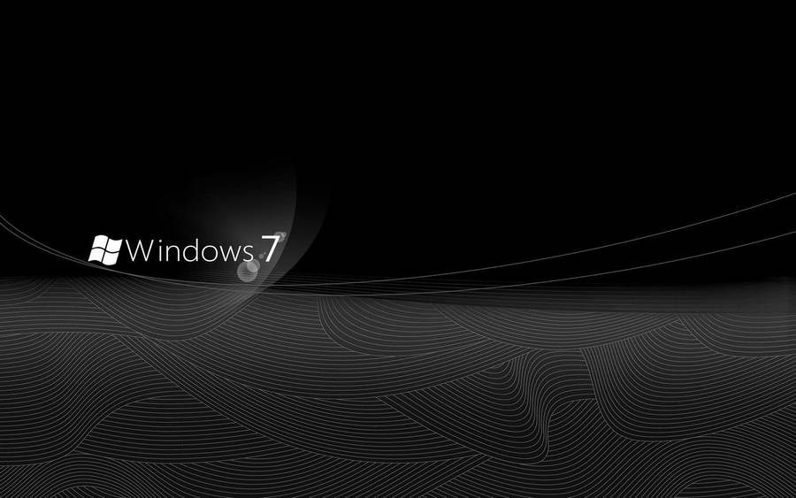 Dark Windows Abstract Waves Wallpaper