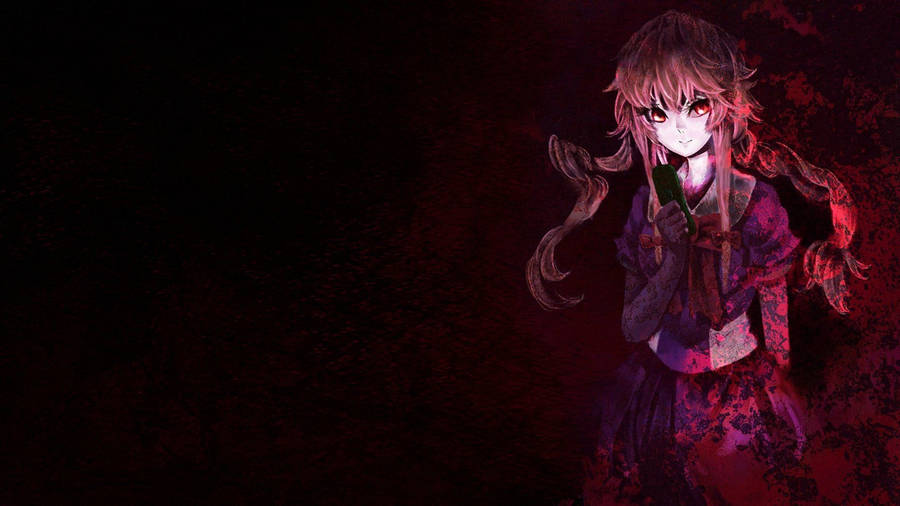 Dark Yuno Gasai Wallpaper