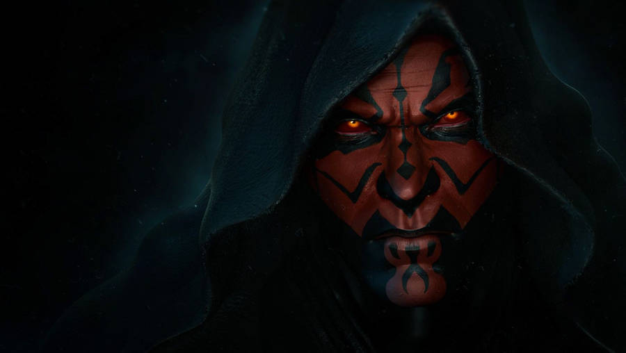 Darth Maul 3d Digital Painting Wallpaper