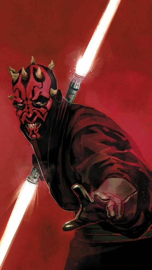 Darth Maul Comic Cover Wallpaper