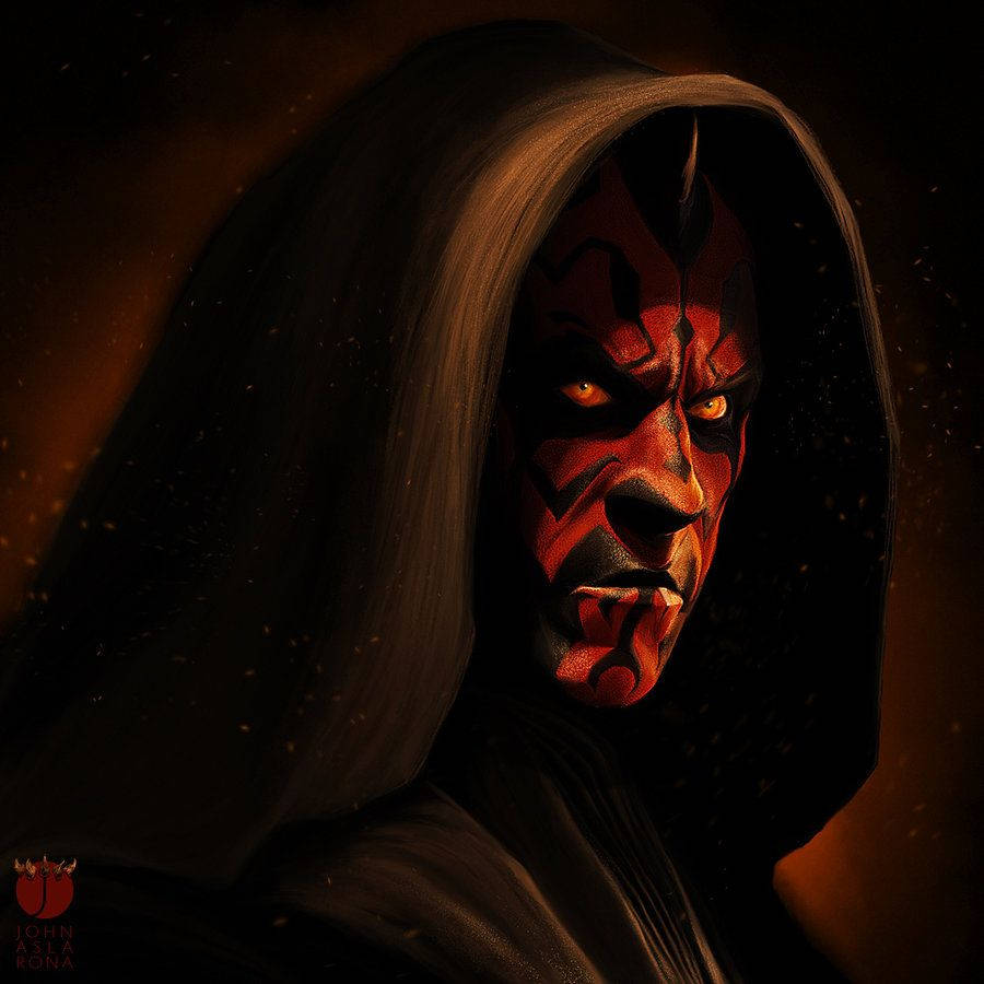 Darth Maul Digital Painting Wallpaper