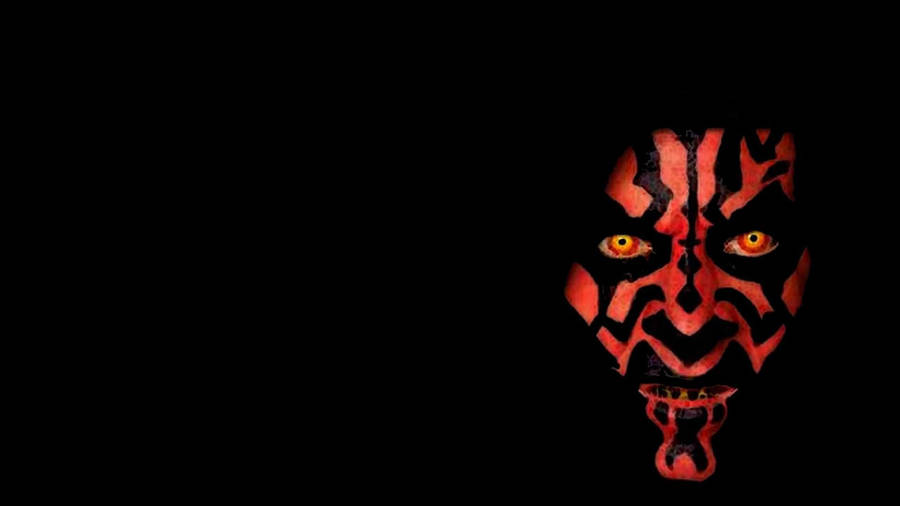 Darth Maul The Sith Lord Face Wallpaper