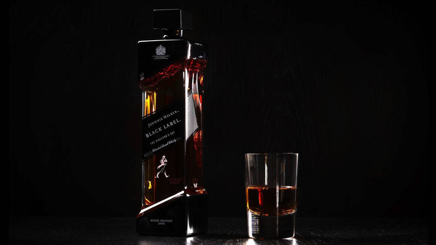 Dashing Johnnie Walker Shot Glass Wallpaper